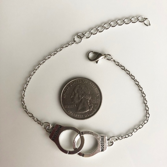 3/$15 NEW Handcuffs Freedom bracelet - Picture 2 of 5